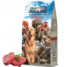 Dog & Dog Traditional sucha karma dla psa z wołowiną