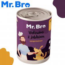 Mr. Bro Monoprotein wołowina z jabłkiem puszka dla psa