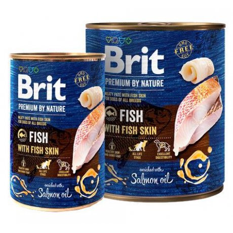 Brit Premium By Nature Fish & Fish Skin Karma Rybna dla Psa