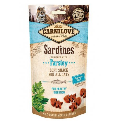 Carnilove Cat Snack Fresh Soft Sardines Parsley
