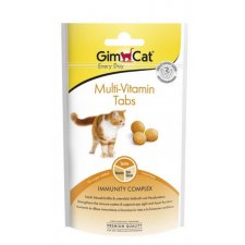 GimCat Multi-Vitamin Tabs - Wzmacnianie zdrowia kota