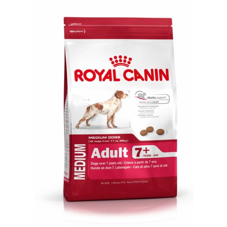 Royal Canin Medium Adult 7+ karma dla średnich psów  od 7. do 10. roku życia
