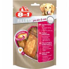 8in1 Fillets Pro Skin&Coat Filety z kurczaka wspomagające sierść dla psa