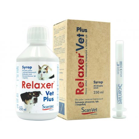 ScanVet Relaxer Vet Plus - Preparat na Stres u Zwierząt