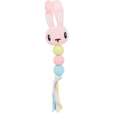 ZOolux Zabawka pluszowa dla szczeniaka królik grzechotka, z dźwiękiem