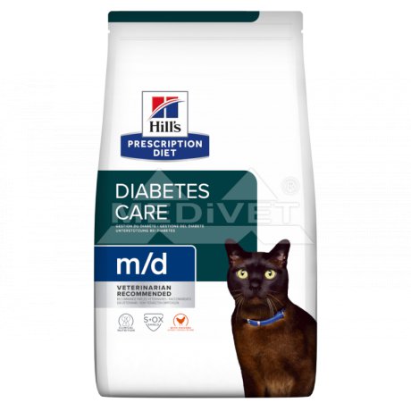 Hills m/d - Karma dla kotów z cukrzycą i problemami wagi