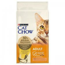 Purina Cat Chow Adult Chicken karma dla dorosłych kotów z kuczakiem