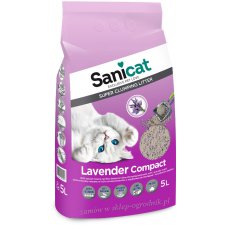 Sanicat Lavender Compact - Lawendowy żwirek bentonitowy dla kota