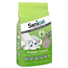 Sanicat Forest Compact - Żwirek dla kota z bentonitu o zapachu lasu