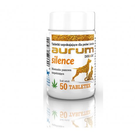 Aurum Silence - Uspokajające Tabletki dla Psów/Kotów w Stresie