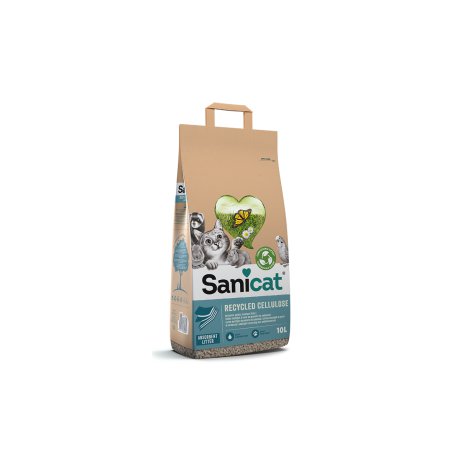 Sanicat Recycled Celulose - Kompostowalny Żwirek dla Kota z Recyklingu