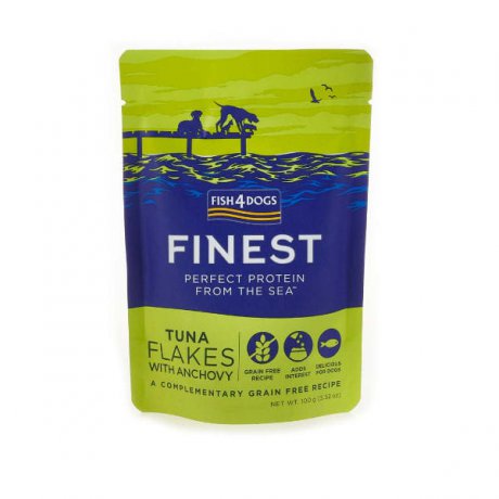 Fish4Dogs Finest Tuna Flakes with Anchovy tuńczyk z anchois