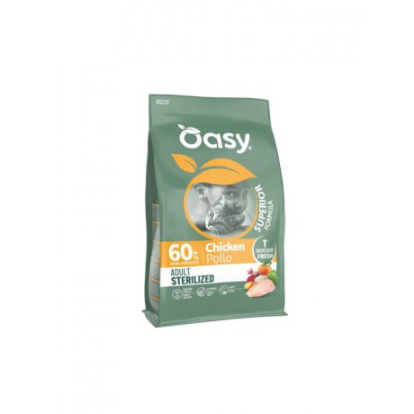 Oasy Lifestage Cat Adult Sterilised Chicken karma dla kotów sterylizowanych z kurczakiem