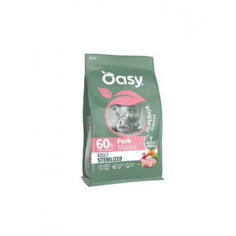 Oasy Lifestage Cat Adult karma dla kotów z wieprzowiną