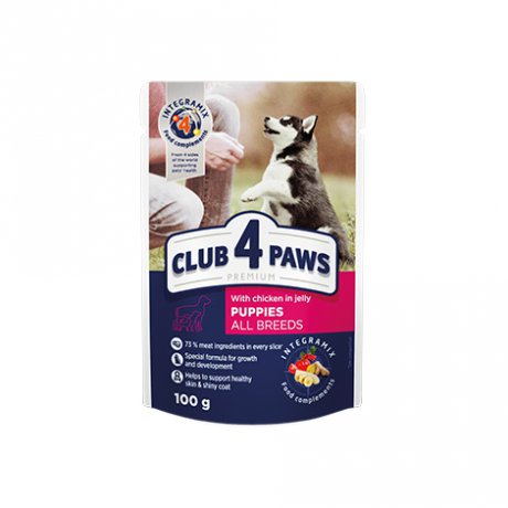 Club 4 Paws Premium Puppy All Breed kurczak w galarecie