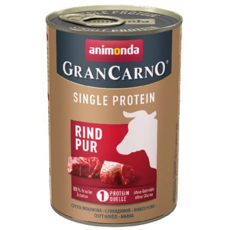 Animonda GranCarno Single Protein - Wołowina dla Dorosłych Psów