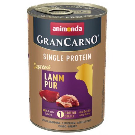 Animonda GranCarno Single Protein - Jagnięcina dla Psa