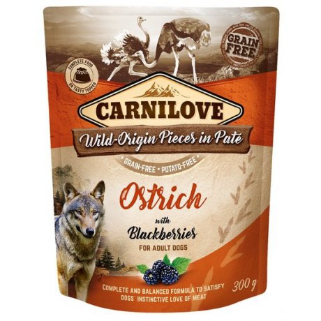 Carnilove Dog Ostrich & Blackberries struś i jeżyny