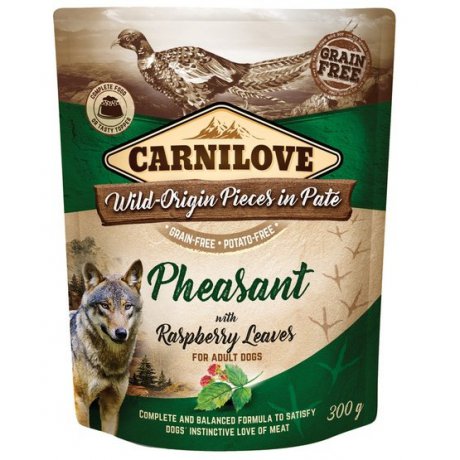 Carnilove Dog Pheasant & Raspberry Leaves bażant i liście maliny