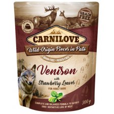 Carnilove Dog Venison & Strawberry Leaves dziczyzna i liście truskawki