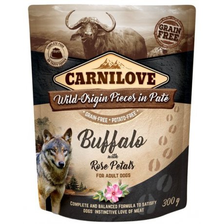 Carnilove Dog Buffalo & Rose Petals bawół i płatki róży
