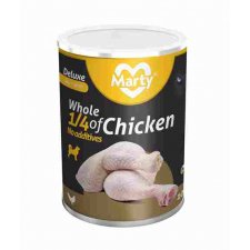 Marty Deluxe Ćwiartki z kurczaka 100% Mokra karma dla psa