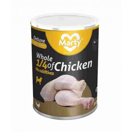 Marty Deluxe Ćwiartki z kurczaka 100% Mokra karma dla psa