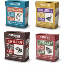 Naturea Bezglutenowa Mokra Karma dla psa w kartoniku, różne smaki