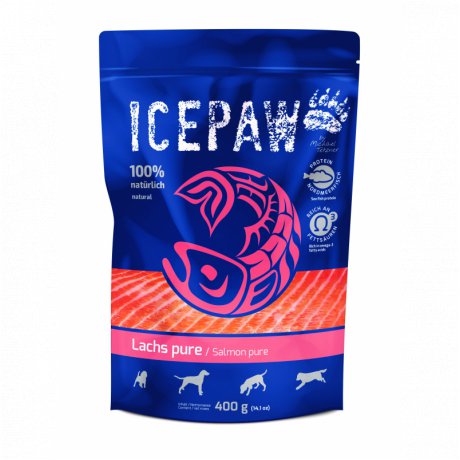 ICEPAW Premium Lach Pure Łosoś dla psów