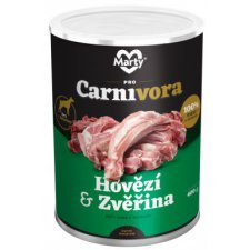 Marty Pro Carnivora Dziczyzna Wołowina 100% mięsa