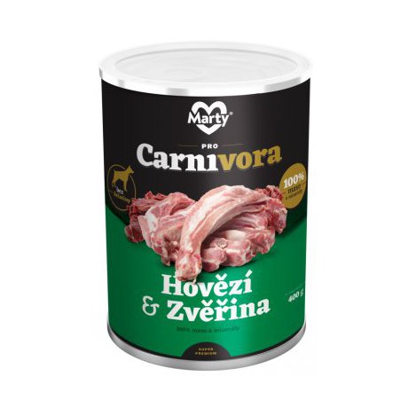 Marty Pro Carnivora Dziczyzna Wołowina 100% mięsa