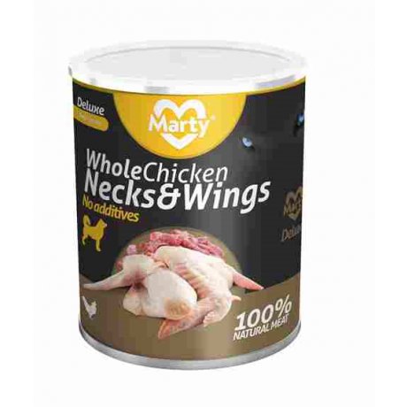 Marty Deluxe Skrzydełka Drobiowe 100% Mokra karma dla psa