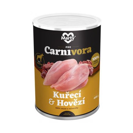 Marty Pro Carnivora Kurczak Wołowina 100% mięsa