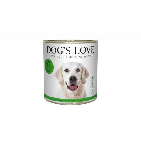 DOG'S LOVE WILD dziczyzna z marchewką, selerem, ziemniakami i śliwkami