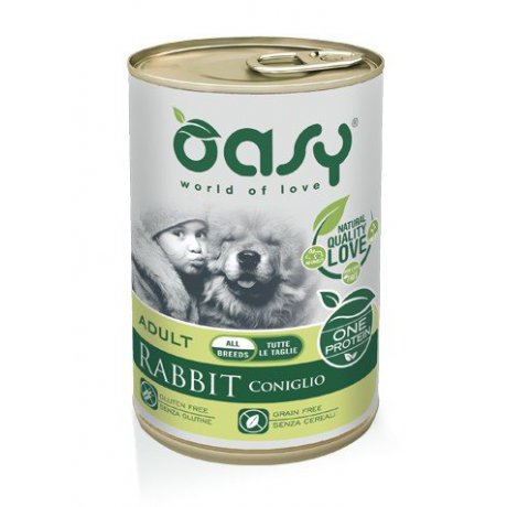 Oasy Dog One Protein Adult Bezglutenowa karma dla psów wrażliwych dorosłych 400g