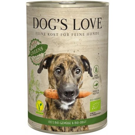 DOG'S LOVE BIO GREENS ekologiczna warzywno-owocowa karma dla psów