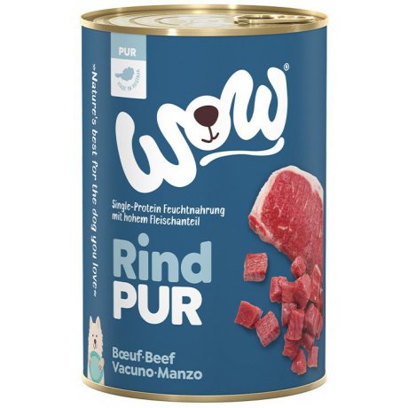 WOW Rind Pur - czysta wołowina karma monobiałkowa dla psa