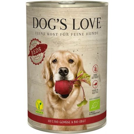 DOG'S LOVE BIO REDS ekologiczna warzywno-owocowa karma dla psów