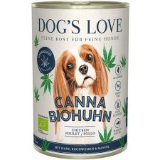 DOG'S LOVE Canna Canis Bio Chicken ekologiczny kurczak z konopiami, gryką i olejem konopnym