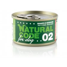 Natural Code for dog 02 Wołowina i warzywa