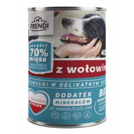 Frendi z wołowiną w sosie karma dla psa