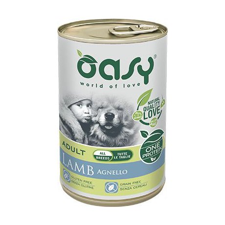 Oasy One Protein Adult karma bezglutenowa dla średnich i dużych psów 400g