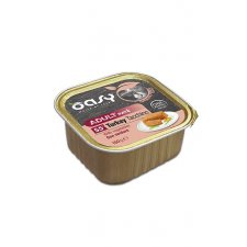 Oasy Grain Free Paté karma mokra dla dorosłych psów z indykiem, marchewką, cukinią i ziemniakami 150g