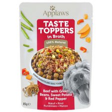 Applaws Taste Toppers 85g - Wołowina z Warzywami dla Psów