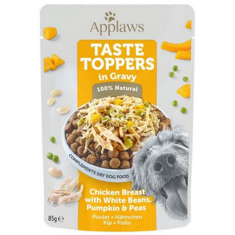 Applaws Taste Toppers 85g - Kurczak z Warzywami w Sosie dla Psa