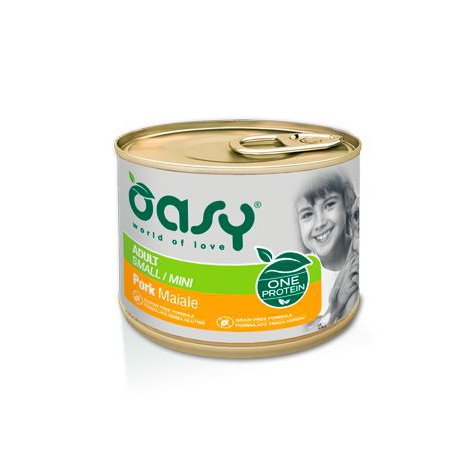 Oasy One Protein Adult karma bezglutenowa dla małych ras 200g