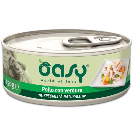 Oasy Natury Adult puszka dla dorosłego psa kurczak z warzywami 150g