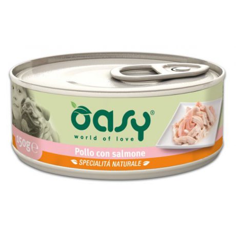 Oasy Natury Adult puszka dla dorosłego psa z Kurczak z łososiem 150g