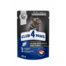 Club 4 Paws Selection Dog kaczka z indykiem w sosie
