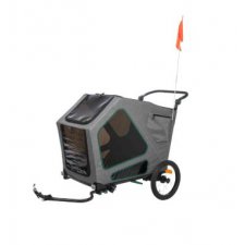 Trixie Przyczepka rowerowa dla psa Szara